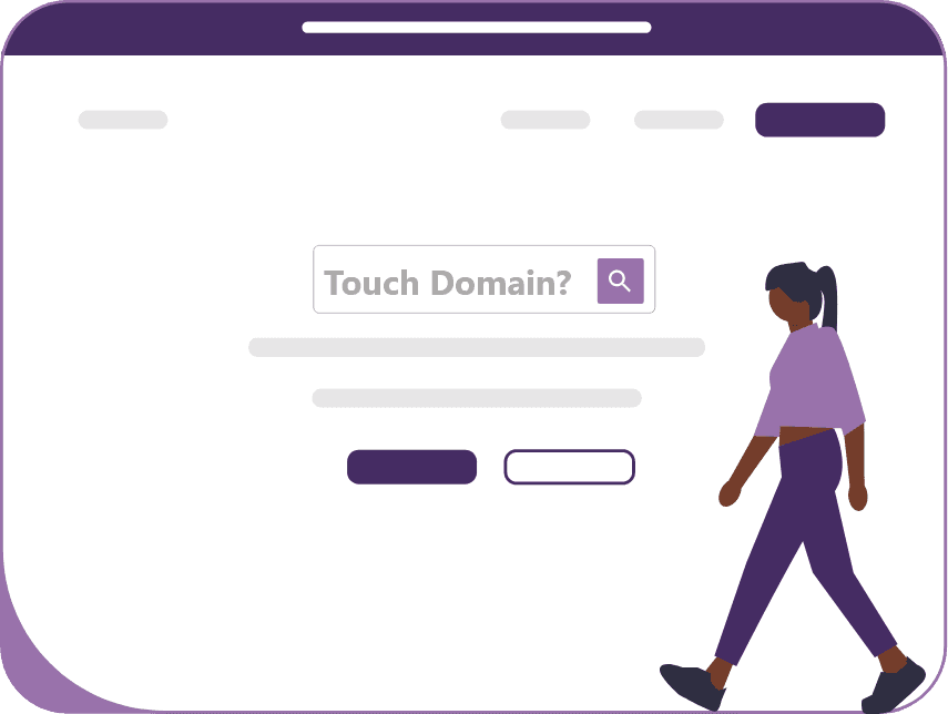 About page landing page